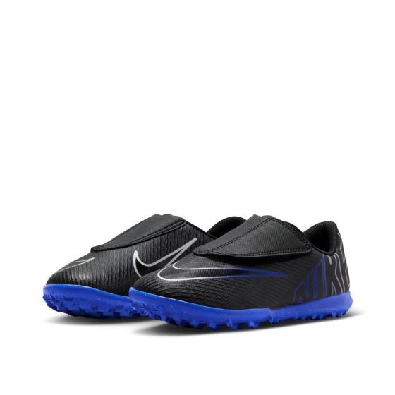 Nike Youth Mercurial Vapor 15 Club TF-Black/Hyper Royal product image 5, provided for visual reference and product detail