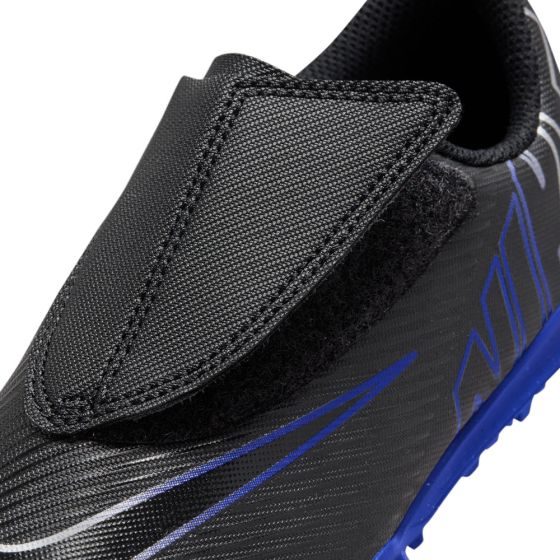 Nike Youth Mercurial Vapor 15 Club TF-Black/Hyper Royal product image 3, provided for visual reference and product detail