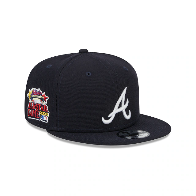 New Era Atlanta Braves 2000 All Star Game Side Patch 9Fifty Snap Back Hat product image 1, provided for visual reference and