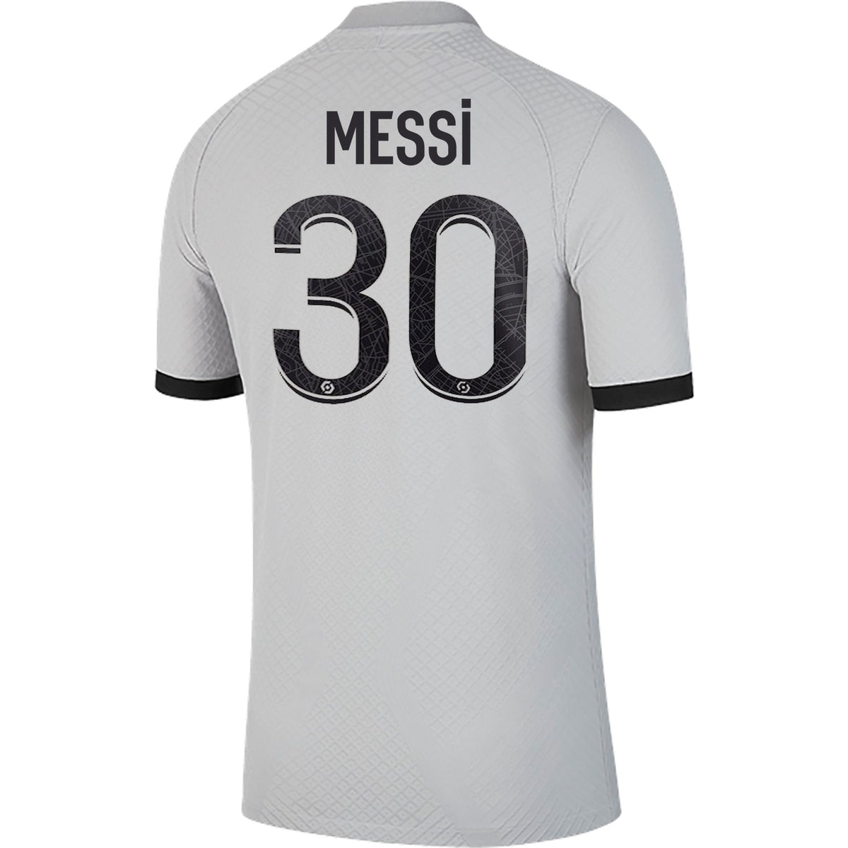 Nike Youth Paris Saint-Germain Stadium Away 2022/23 with Messi 30 printing product image 1, provided for visual reference