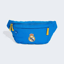 Adidas Real Madrid Waist Bag-Blue/Yellow product image 1, provided for visual reference and product detail review