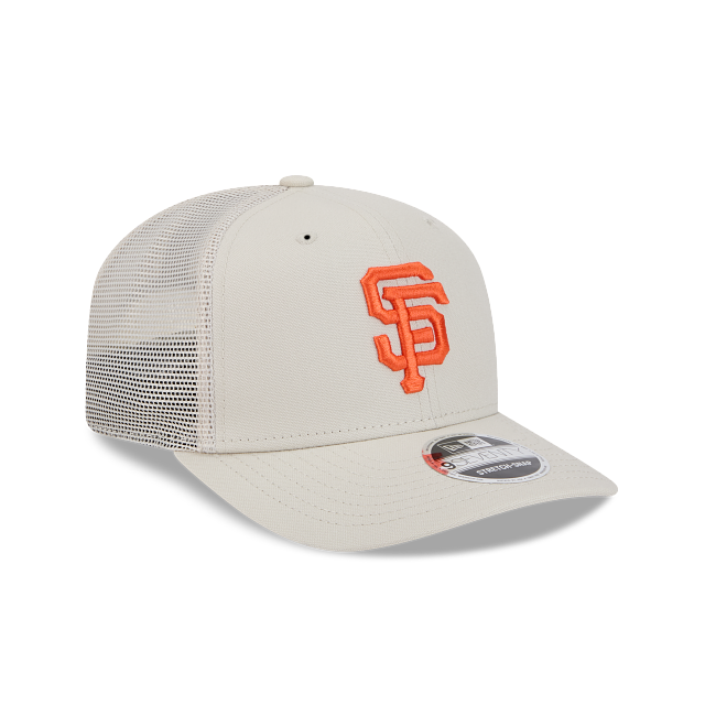 New Era San Francisco Giants Canvas 9SEVENTY Trucker Adjustable Cap product image 1, provided for visual reference and
