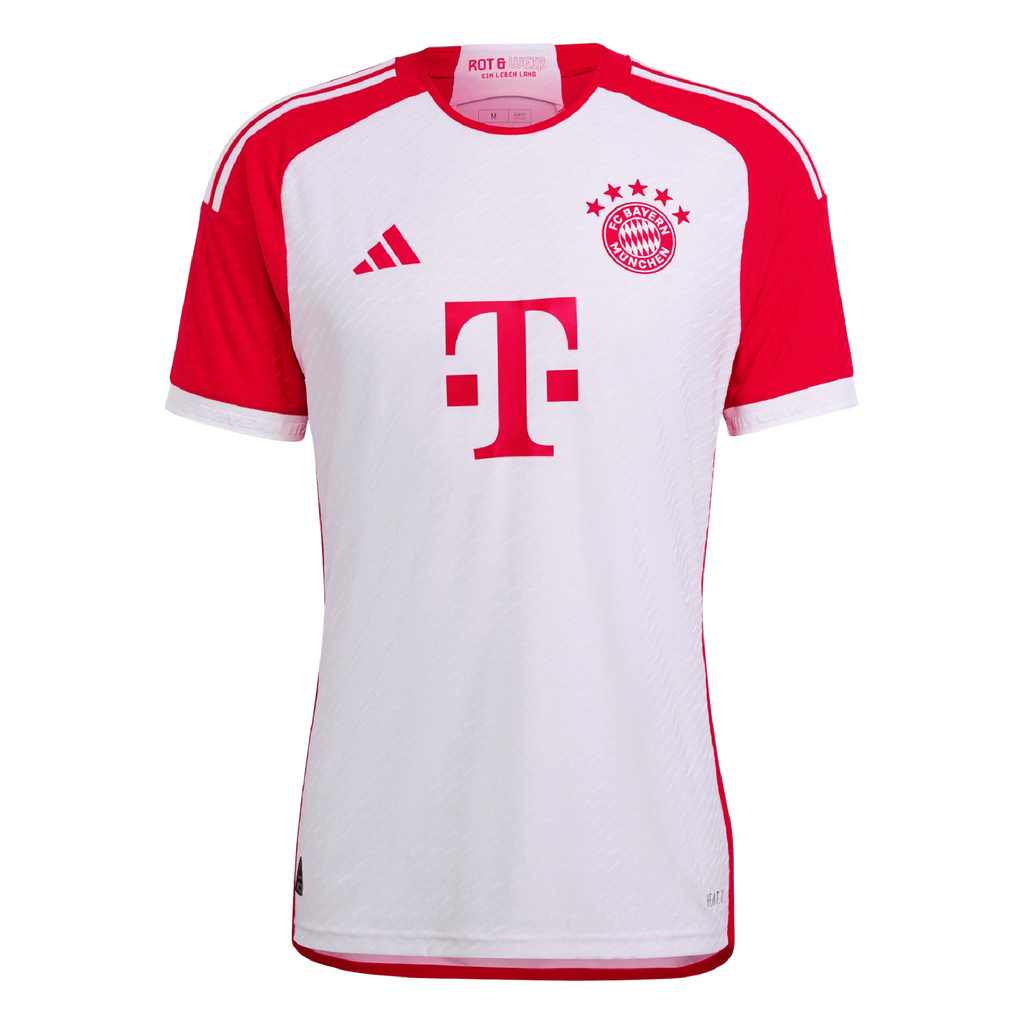 Adidas Men FC Bayern Home Authentic Jersey 23/24 product image 1, provided for visual reference and product detail review