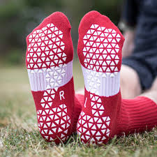 Pure Grip Socks Pro- Red product image 2, provided for visual reference and product detail review