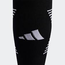 Adidas Team Speed 3 Soccer OTC Socks-Black/White product image 2, provided for visual reference and product detail review