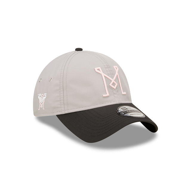 New Era Inter Miami Nylon 9TWENTY Adjustable Cap-Grey product image 3, provided for visual reference and product detail