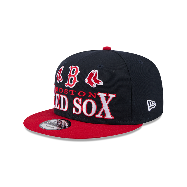 New Era boston red sox Multi Logo Archive 9FIFTY Snapback Hat product image 1, provided for visual reference and product