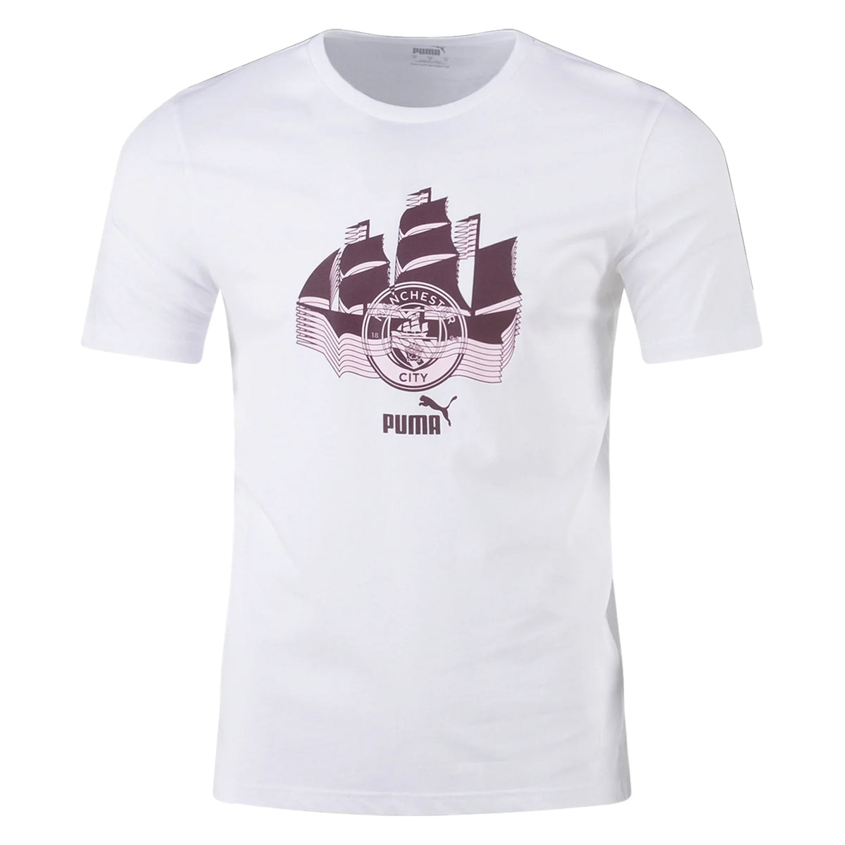 Puma Manchester City Futbol Culture T-Shirt product image 1, provided for visual reference and product detail review