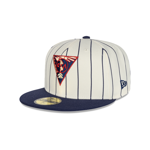 New Era Club America Retro Pinstripe 59FIFTY Fitted Hat product image 2, provided for visual reference and product detail