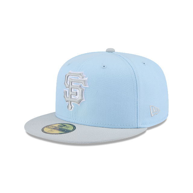 New Era San Francisco Giants 2-Tone Color Pack 59FIFTY Fitted Hat-Light Blue/Gray product image 1, provided for visual