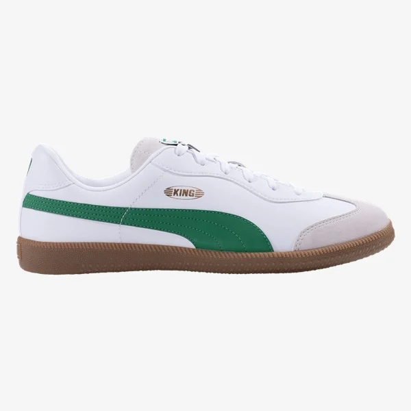 Puma King 21 IT White/Green product image 1, provided for visual reference and product detail review
