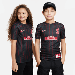 LeBron James LeBron x Liverpool FC Big Kids' Nike Dri-FIT Stadium Soccer Jersey product image 3, provided for visual