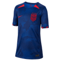 USWNT 2023 Stadium Away Big Kids' Nike Dri-FIT Soccer Jersey product image 1, provided for visual reference and product