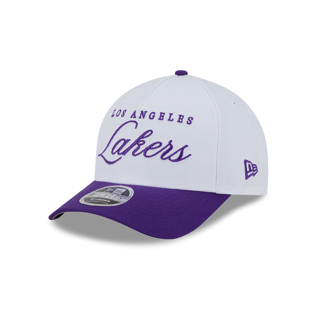 New Era Los Angeles Lakers NBA Draft 9FORTY M-CROWN Adjustable Snap Hat product image 2, provided for visual reference and