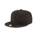 CHICAGO WHITE SOX NEW ERA BASIC COLLECTION Snapback 9FIFTY-BLACK ON BLACK product image 1, provided for visual reference and