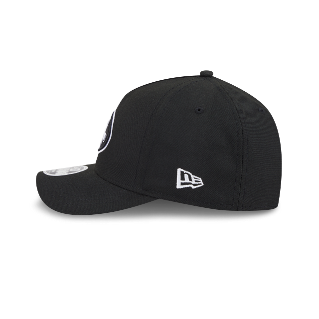 New Era San Francisco 49ers M-Crown 9FORTY A-Frame Adjustable Hat-Black/White product image 4, provided for visual reference
