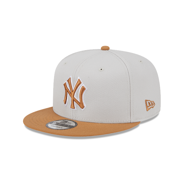 New Era Youth New York Yankees Color Pack 9FIFTY Snapback Hat-Stone/Light Bronze product image 2, provided for visual