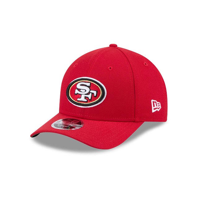 New Era San Francisco 49ers Team M-Crown 9FORTY Adjustable Hat-Red product image 2, provided for visual reference and