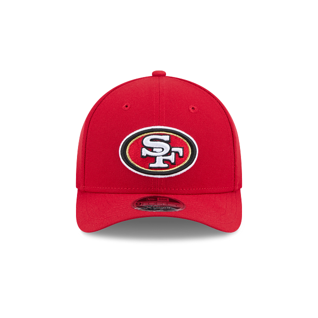 New Era San Francisco 49ers Team M-Crown 9FORTY Adjustable Hat-Red product image 5, provided for visual reference and