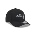 New Era New England Patriots M-Crown 9FORTY A-Frame Adjustable Hat-Black/White product image 1, provided for visual