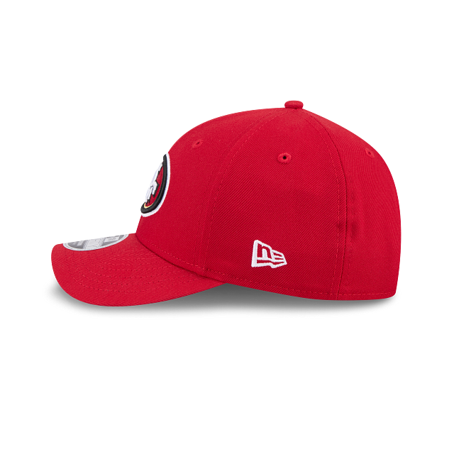 New Era San Francisco 49ers Team M-Crown 9FORTY Adjustable Hat-Red product image 3, provided for visual reference and
