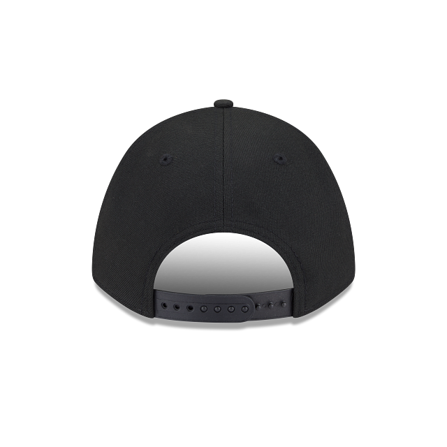 New Era Minnesota Vikings M-Crown A-FRAME 9FORTY Adjustable Hat-Black/White product image 6, provided for visual reference