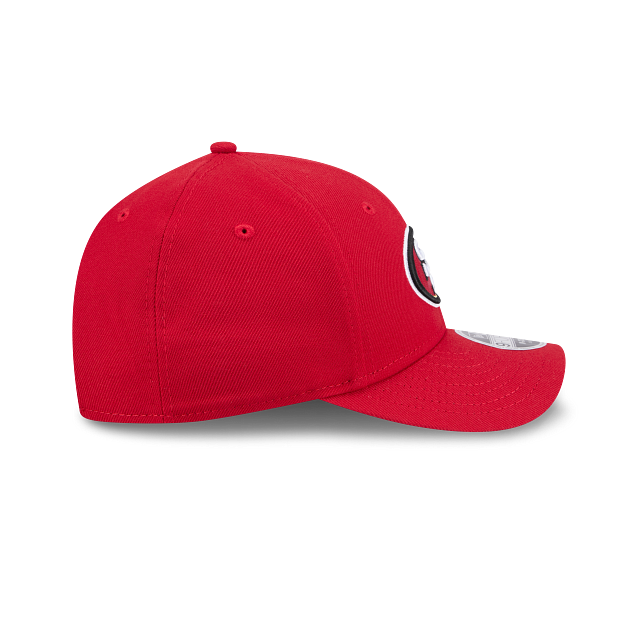New Era San Francisco 49ers Team M-Crown 9FORTY Adjustable Hat-Red product image 4, provided for visual reference and