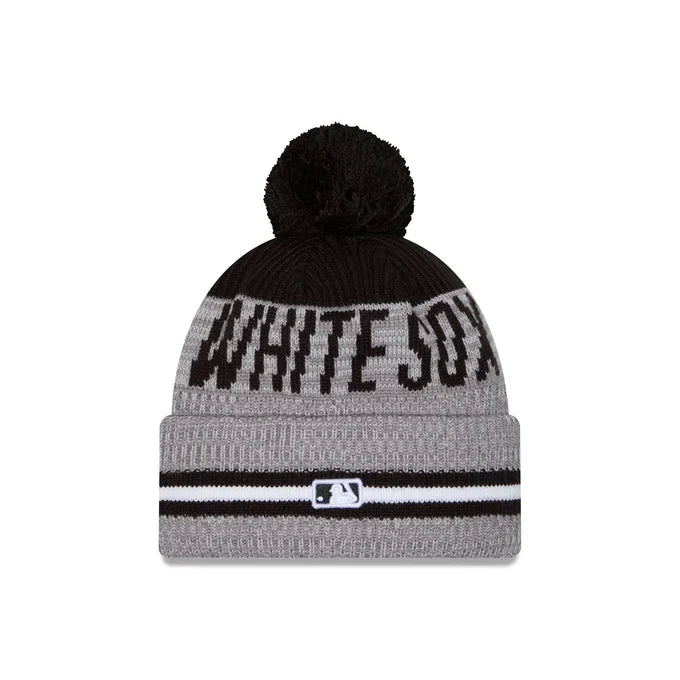 New Era Chicago White Sox Runner Pom Knit product image 2, provided for visual reference and product detail review