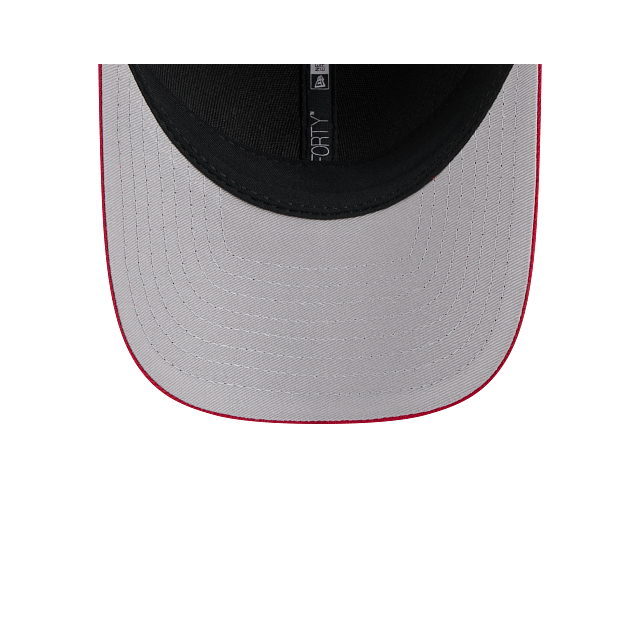 New Era San Francisco 49ers Team M-Crown 9FORTY Adjustable Hat-Red product image 7, provided for visual reference and