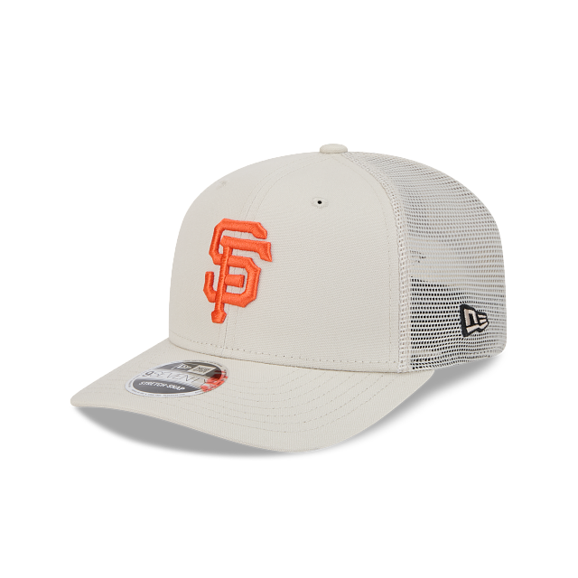 New Era San Francisco Giants Canvas 9SEVENTY Trucker Adjustable Cap product image 2, provided for visual reference and