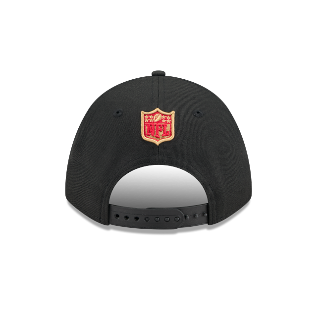 New Era San Francisco 49ers Team M-Crown 9FORTY Adjustable Hat-Black product image 6, provided for visual reference and
