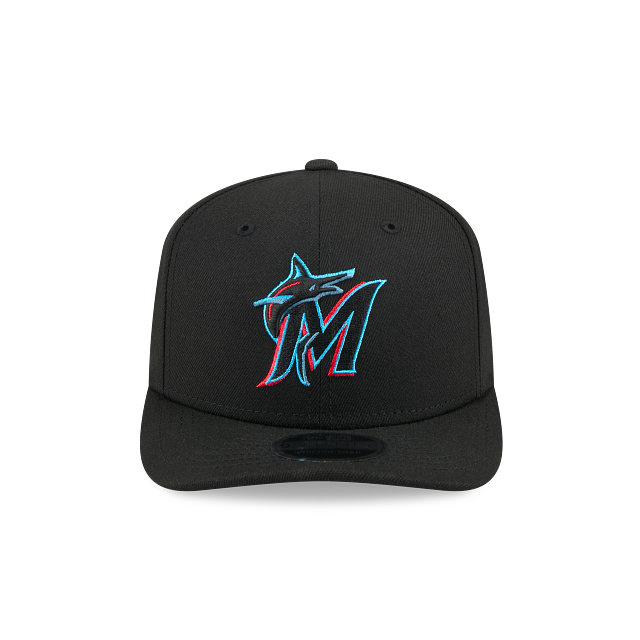New Era Miami Marlins 9SEVENTY Stretch-Snap Hat product image 3, provided for visual reference and product detail review