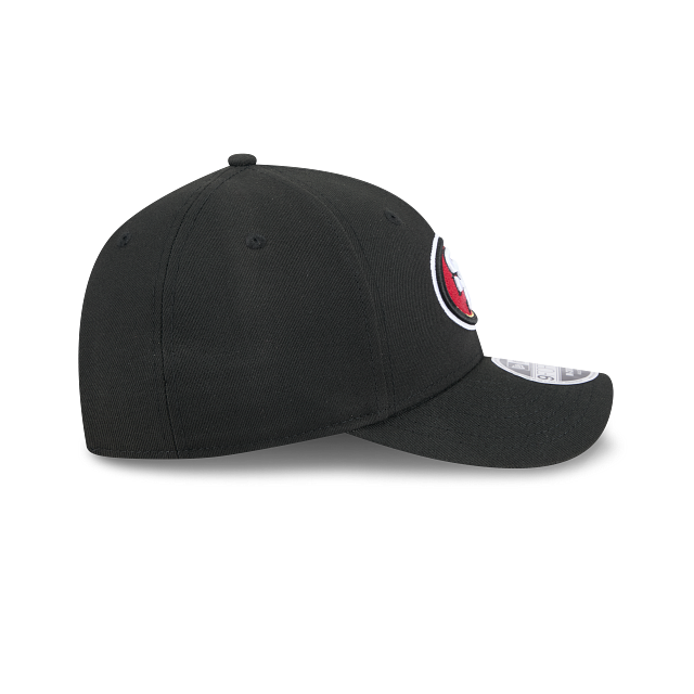 New Era San Francisco 49ers Team M-Crown 9FORTY Adjustable Hat-Black product image 5, provided for visual reference and