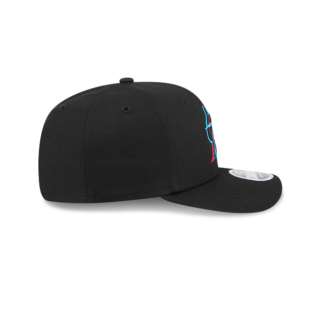 New Era Miami Marlins 9SEVENTY Stretch-Snap Hat product image 5, provided for visual reference and product detail review