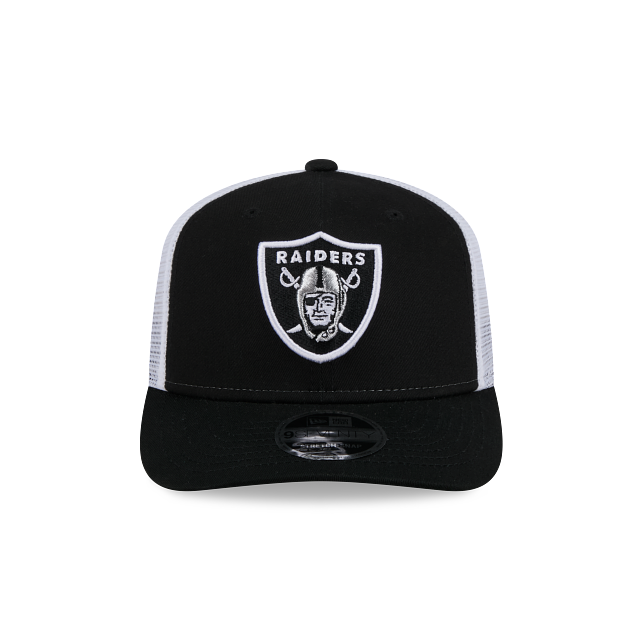 New Era Las Vegas Raiders 9SEVENTY Trucker Stretch-Snap Adjustable Hat product image 3, provided for visual reference and