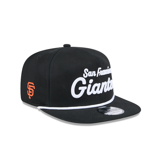 New Era San Francisco Giants Team Text Golfer Snapback Hat product image 1, provided for visual reference and product detail