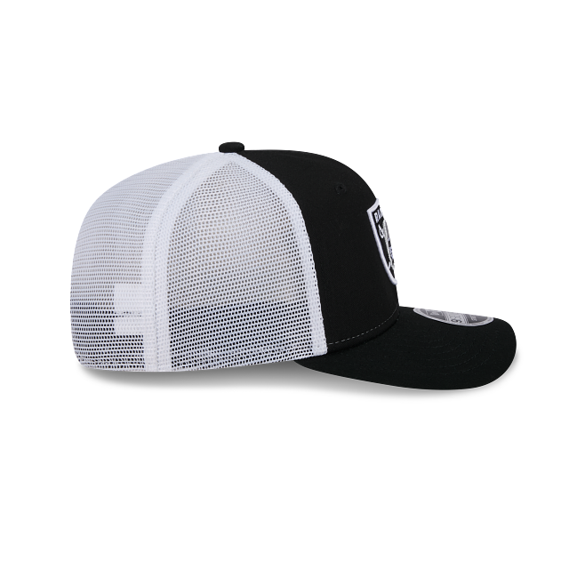New Era Las Vegas Raiders 9SEVENTY Trucker Stretch-Snap Adjustable Hat product image 4, provided for visual reference and
