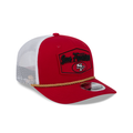 New Era San Francisco 49ers Rope 9SEVENTY Trucker Stretch-Snap Hat product image 1, provided for visual reference and