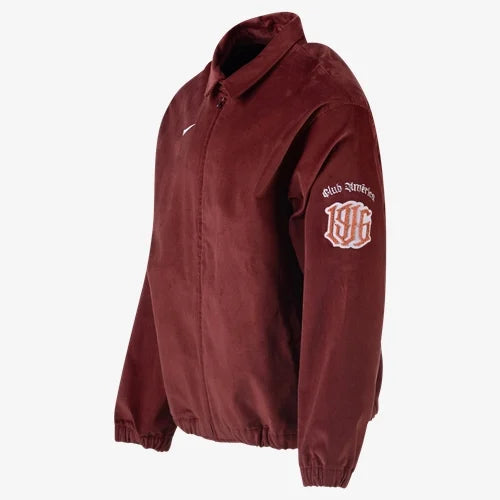 Nike Club América Life Soccer Harrington Jacket product image 3, provided for visual reference and product detail review