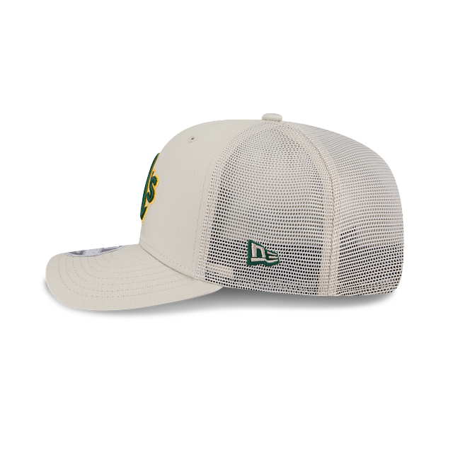 New Era Oakland Athletics Canvas 9SEVENTY Trucker Adjustable Cap product image 3, provided for visual reference and product