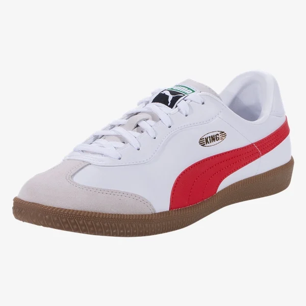 Puma King 21 IT White/Red product image 2, provided for visual reference and product detail review