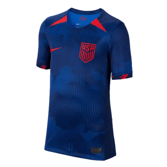Nike Women USWNT 2023 Stadium Away Dri-FIT Soccer Jersey product image 1, provided for visual reference and product detail