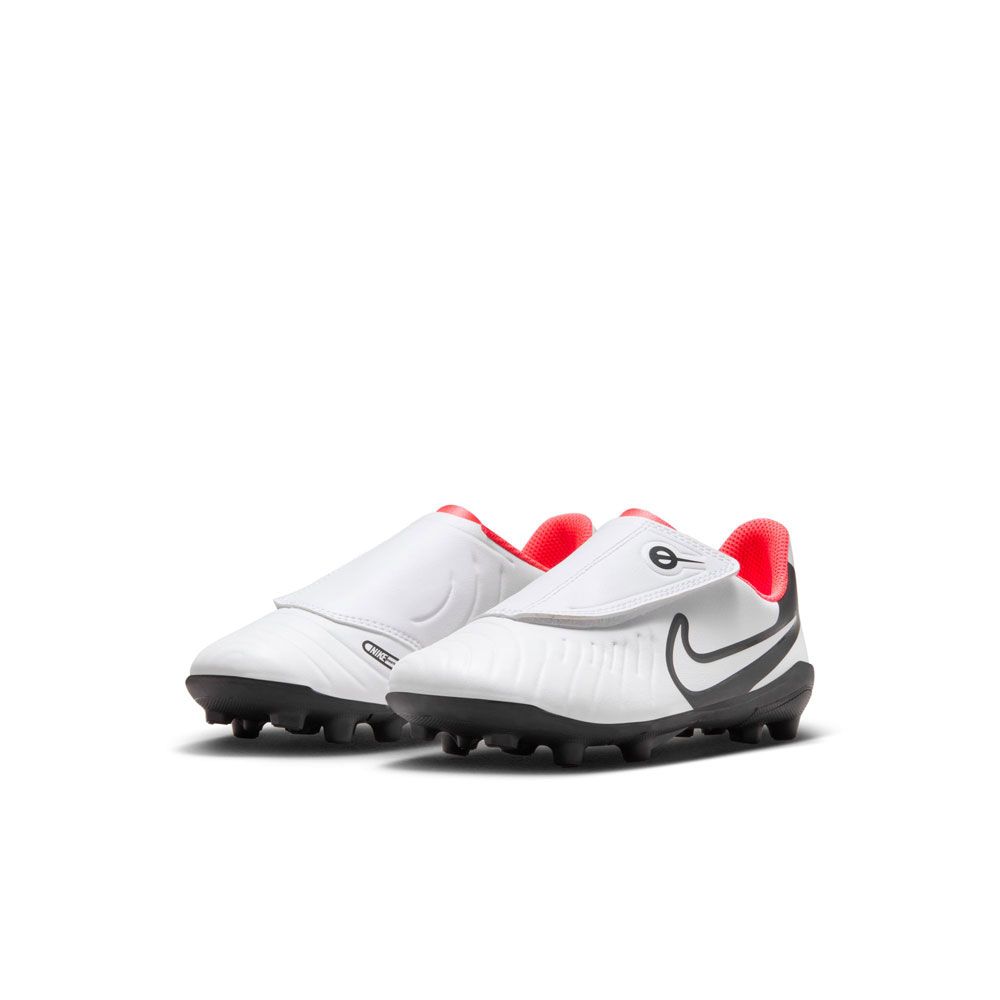 Nike Jr. Tiempo Legend 10 Club-White/Red/Black product image 3, provided for visual reference and product detail review