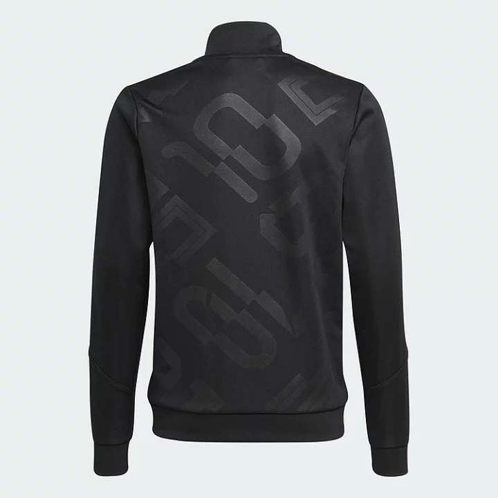 Adidas Youth Messi Zip-Up Sweater product image 2, provided for visual reference and product detail review