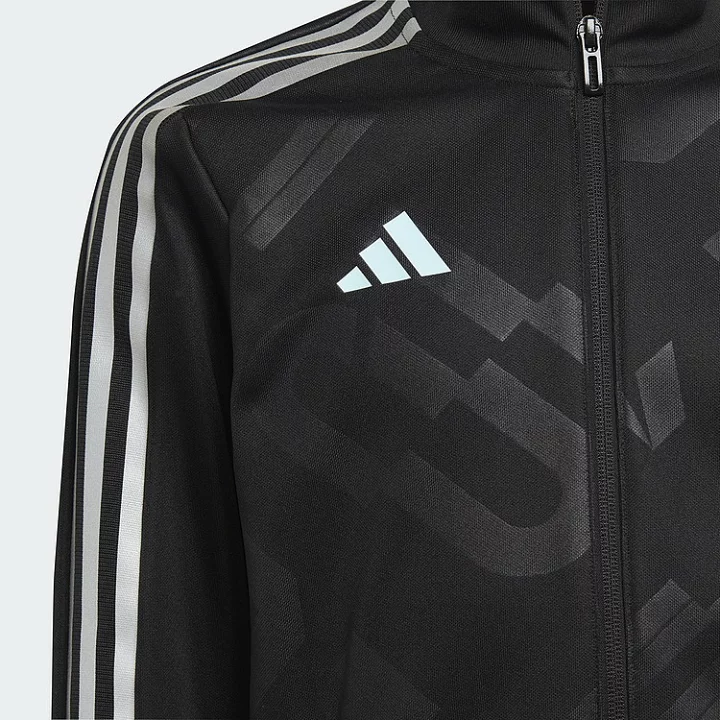 Adidas Youth Messi Zip-Up Sweater product image 3, provided for visual reference and product detail review