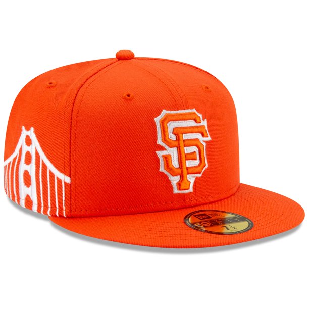 New Era Kids San Francisco Giants 2021 City Connect 59FIFTY Fitted Hat - Orange product image 1, provided for visual