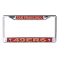 San Francisco 49Ers Lic Plt Frame S/L Printed product image 1, provided for visual reference and product detail review