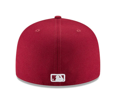 New Era Los Angeles Dodgers 2024 World Series Champions 59FIFTY Fitted Hat- Burgandy product image 4, provided for visual