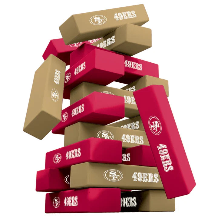 San Francisco 49ers Tumble Tower product image 2, provided for visual reference and product detail review