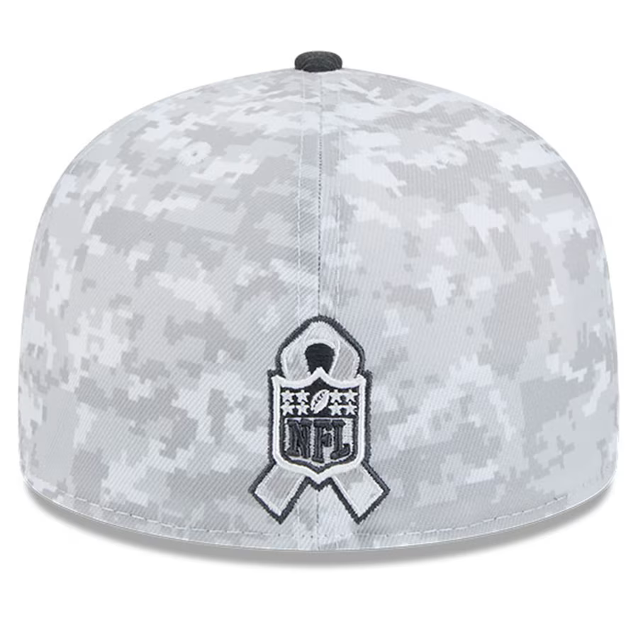 New Era San Francisco 49ers Salute To Service 59FIFTY Fitted Hat 2024 product image 4, provided for visual reference and